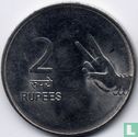 Indien 2 Rupien 2009 (Kalkutta) - Bild 2