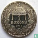 Hongarije 1 korona 1914 - Afbeelding 1