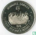 Canada Winnepeg Ojibway Red River Indian 1978 - Afbeelding 1