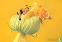 Baby Bee on a pumpkin flower - Bild 1