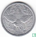 New Caledonia 1 franc 1982 - Image 2