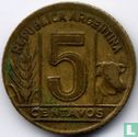 Argentine 5 centavos 1944 - Image 2