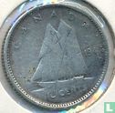 Canada 10 cents 1947 (avec feuille d'érable après l'année) - Image 1