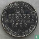 Prussia 2½ silbergroschen 1870 - Image 1
