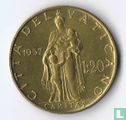 Vaticaan 20 lire 1957 - Afbeelding 1