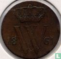Nederland ½ cent 1861 - Afbeelding 1