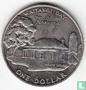 Nieuw-Zeeland 1 dollar 1977 "25th Anniversary of the Accession of Queen Elizabeth II - Waitangi Day" - Afbeelding 2