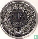 Suisse 1 franc 2001 - Image 1