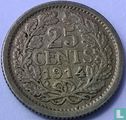 Netherlands 25 cents 1914 - Image 1
