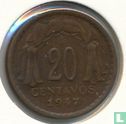Chili 20 centavos 1947 - Afbeelding 1