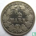 Duitse Rijk ½ mark 1907 (J) - Afbeelding 1