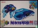 Nintendo 64 (N64) Clear Blue + Super Mario 64 - Image 1