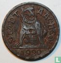 Aachen 10 pfennig 1920 (type 1 - medal alignment)