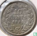 Netherlands 10 cents 1881 - Image 1