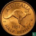 Australië ½ penny 1951 (PL) - Afbeelding 1