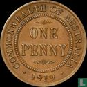 Australia 1 penny 1919 (Dot below scroll) - Image 1