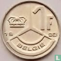 Belgien 1 Franc 1990 (NLD - Fehlprägungung) - Bild 1