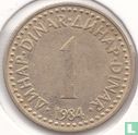 Yugoslavia 1 dinar 1984 - Image 1