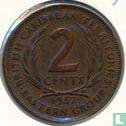 Britse Caribische Territoria 2 cent 1957 - Afbeelding 1