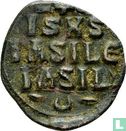 Empire byzantin AE Follis, 'Classe D', Anonyme attribué à Constantin IX Constantinople 1042-1055 ap. J.-C. - Image 2