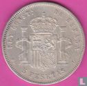 Espagne 5 pesetas 1893 (PG-L) - Image 2