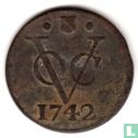 VOC 1 duit 1742 (Utrecht) - Image 1