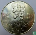 Tschechoslowakei 500 Korun 1988 "20th anniversary of National Federation" - Bild 2