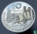 France 10 francs 1985 (PROOF) "100th Anniversary of the Death of Victor Hugo" - Image 1