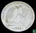 Frankreich 100 Franc 1992 (PP) "150th anniversary of the death of Jules Dumont d'Urville - penguins" - Bild 1