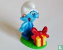 Handyman Smurf with present - Image 1