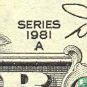 Dollar d'États-Unis 1 1981 H - Image 3