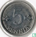 Finlande 5 penniä 1978 - Image 2