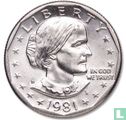 États-Unis 1 dollar 1981 (D) - Image 1