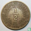 Peru ½ Sol de Oro 1954 - Bild 1