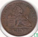 Belgium 2 centimes 1912 (FRA) - Image 2