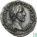 Antoninus Pius 138-161, AR Denarius Rome 160-161 n.C. - Afbeelding 2