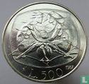 Italië 500 lire 1987 "Year of the Family" - Afbeelding 1