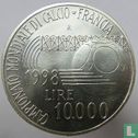 Italië 10000 lire 1998 "Football World Cup in France" - Afbeelding 1