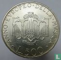 Italie 500 lire 1985 "European Year of the Music" - Image 1