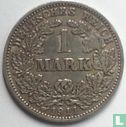 Empire allemand 1 mark 1911 (J) - Image 1