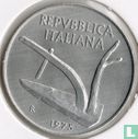 Italië 10 lire 1975 - Afbeelding 1