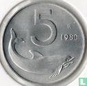 Italien 5 Lire 1980 - Bild 1