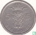 Belgium 5 francs 1948 (FRA) - Image 2