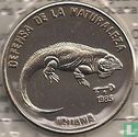 Kuba 1 Peso 1985 "Cuban rock iguana" - Bild 1