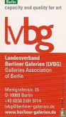 Berlin - Landesverband Berliner Galerien (LVBG) - Afbeelding 2