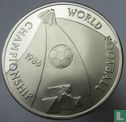 Égypte 5 pounds 1986 (AH1406 - PROOFLIKE) "Football World Cup in Mexico" - Image 2