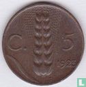 Italien 5 Centesimi 1923 - Bild 1