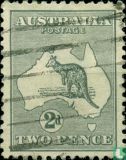 Kangoeroe op Landkaart  - Afbeelding 1