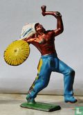  Chef dansant avec tomahawk indien - Image 1