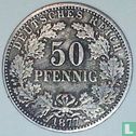 Empire allemand 50 pfennig 1877 (J - type 2) - Image 1